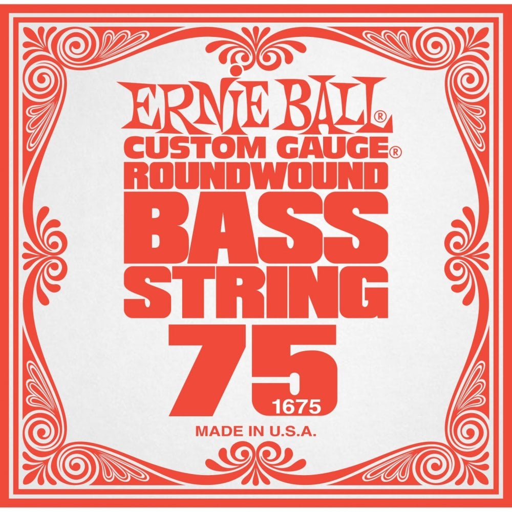 Ernie Ball Slinky Bass Nickel Wound .075 Bass Guitar Single String