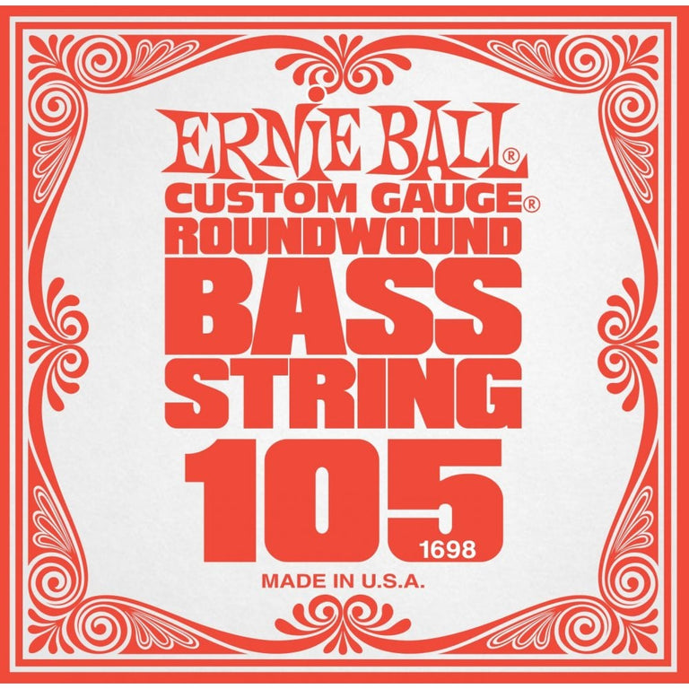 Ernie Ball Slinky Bass Nickel Wound .105 Bass Guitar Single String