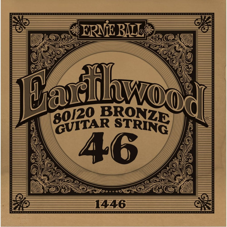 Ernie Ball Earthwood 80/20 Bronze .046w Acoustic Guitar Single String