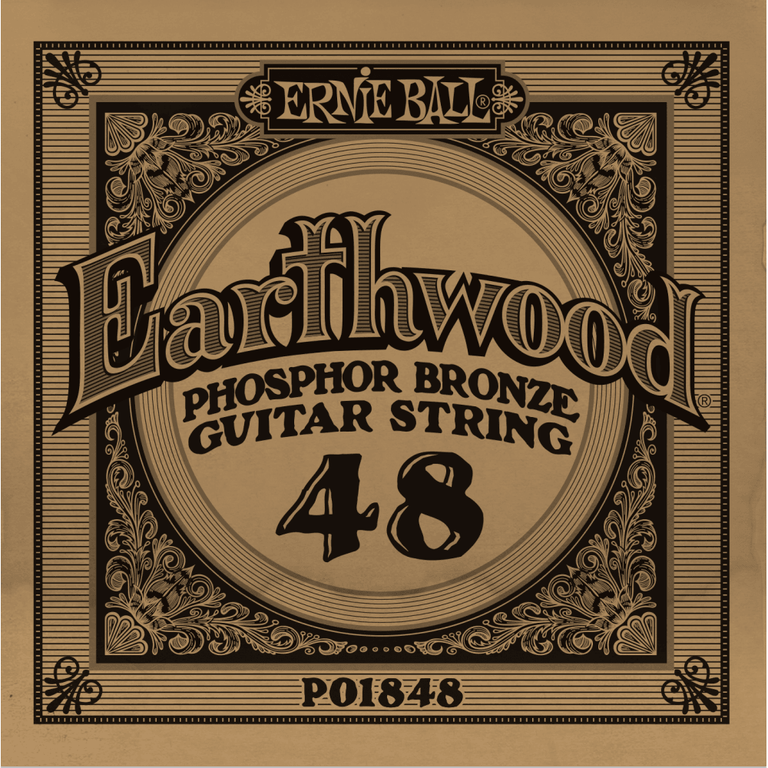 Ernie Ball Slinky Phosphor Bronze .048w Acoustic Guitar Single String