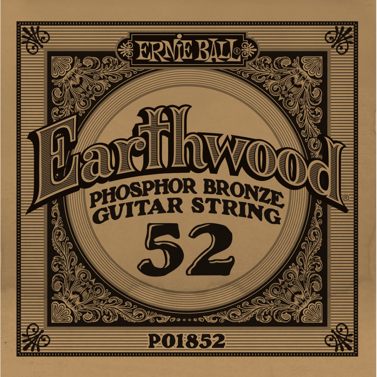 Ernie Ball Slinky Phosphor Bronze .052w Acoustic Guitar Single String