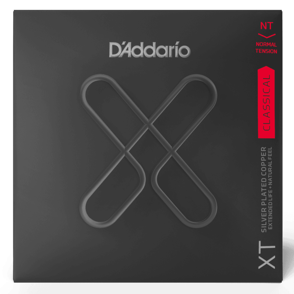 D'Addario XT Coated Silver-Plated Classical Guitar Strings, Normal Tension