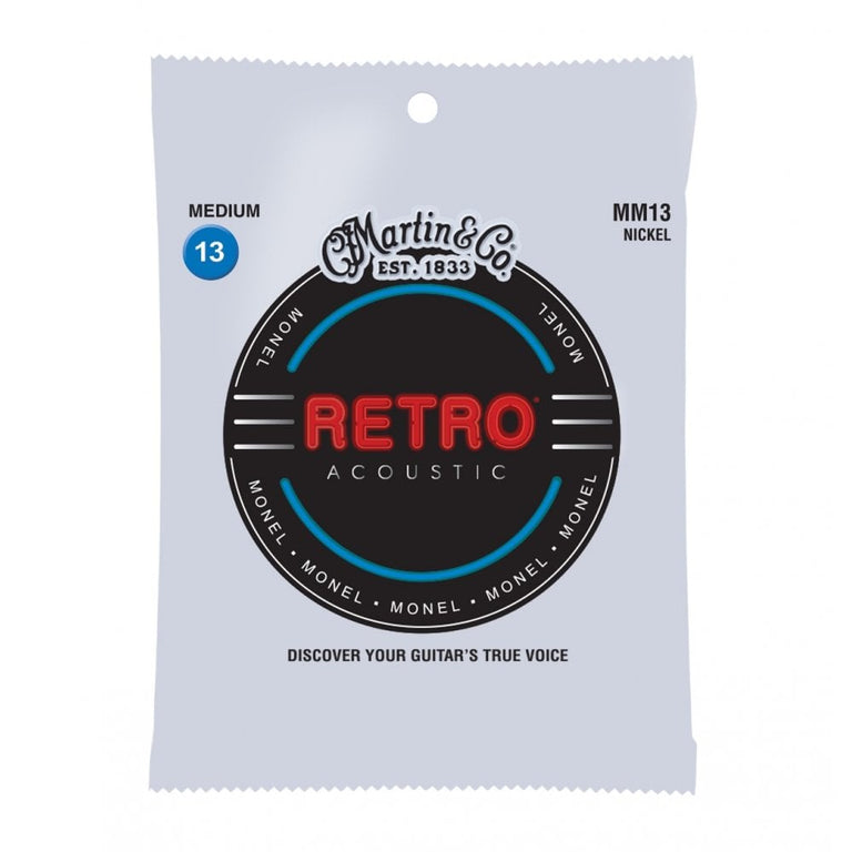 Martin RETRO Monel Wound 13-56 Acoustic Guitar Strings
