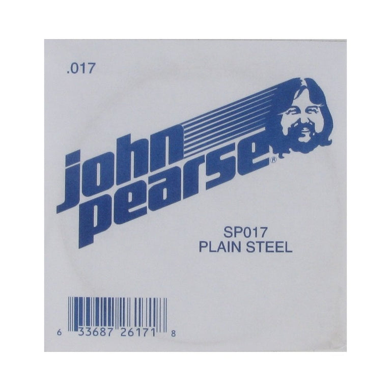 John Pearse Plain Steel .017 Single String