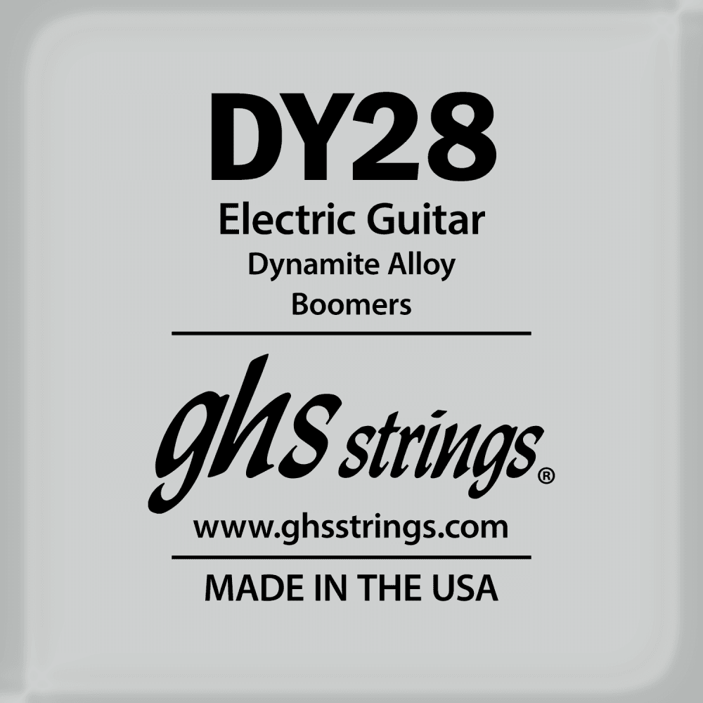 GHS Boomers Round Core Nickel Wound .028 Electric Guitar Single String