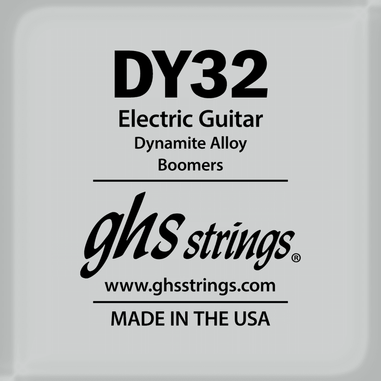 GHS Boomers Round Core Nickel Wound .032 Electric Guitar Single String