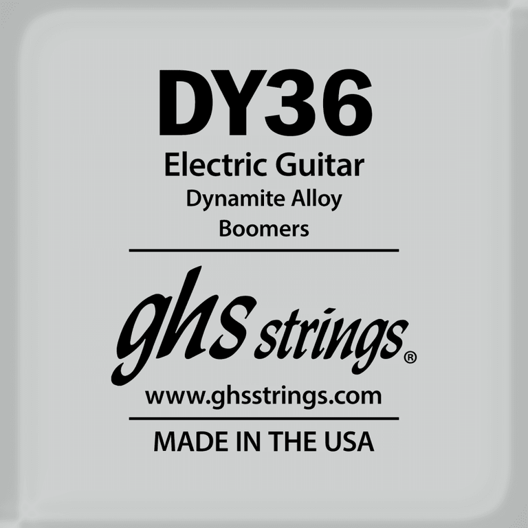 GHS Boomers Round Core Nickel Wound .036 Electric Guitar Single String