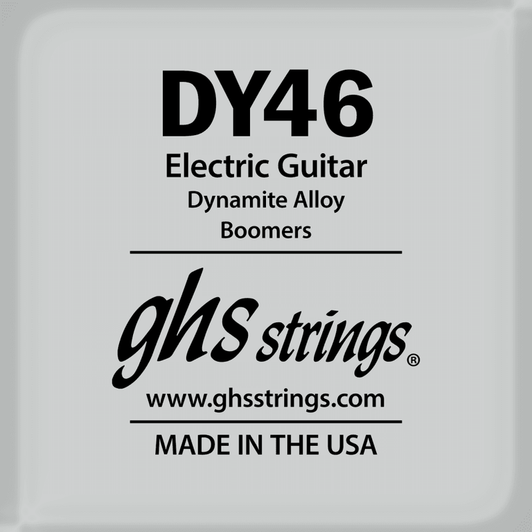 GHS Boomers Round Core Nickel Wound .046 Electric Guitar Single String