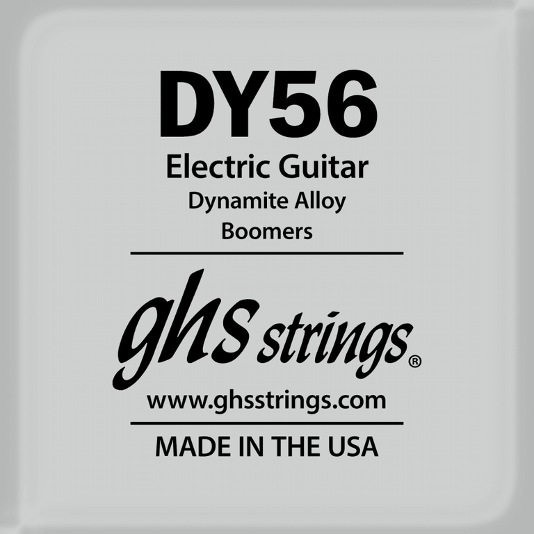 GHS Boomers Round Core Nickel Wound .056 Electric Guitar Single String