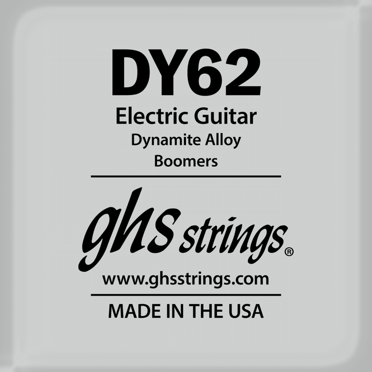 GHS Boomers Hex Core Nickel Wound .062 Electric Guitar Single String