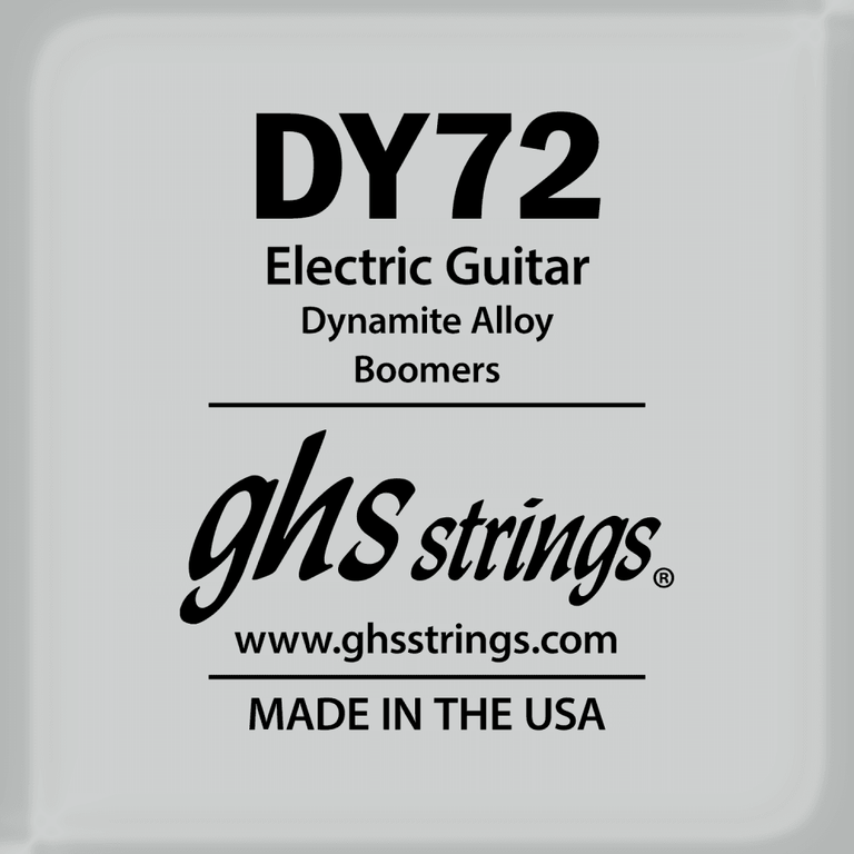 GHS Boomers Hex Core Nickel Wound .072 Electric Guitar Single String