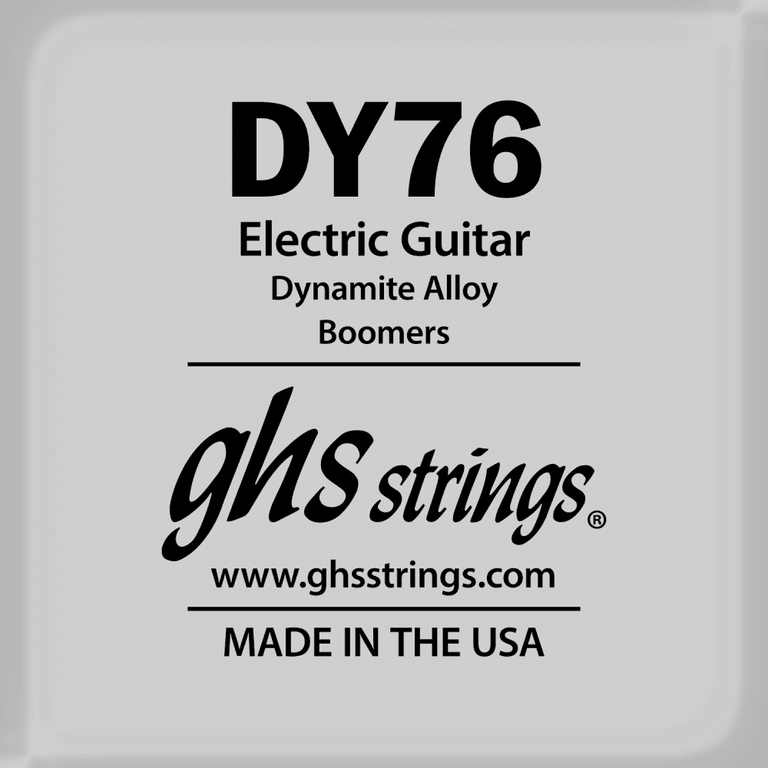 GHS Boomers Hex Core Nickel Wound .076 Electric Guitar Single String