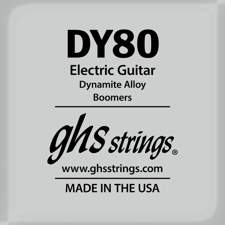GHS Boomers Hex Core Nickel Wound .080 Electric Guitar Single String