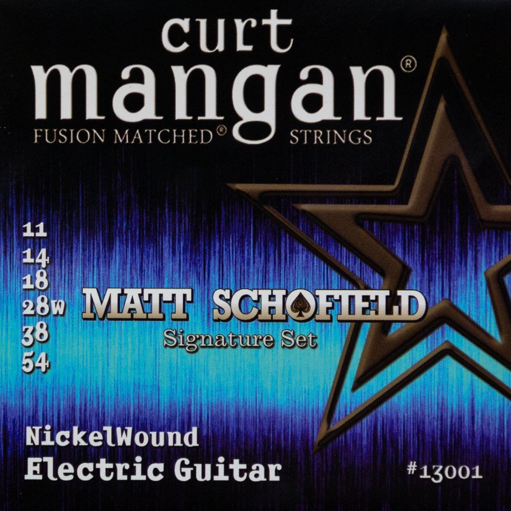 Curt Mangan Matt Schofield Nickel Wound 11-54 Electric Guitar Strings