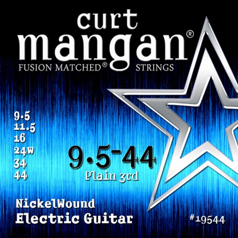 Curt Mangan Nickel Wound 9.5-44 Electric Guitar Strings