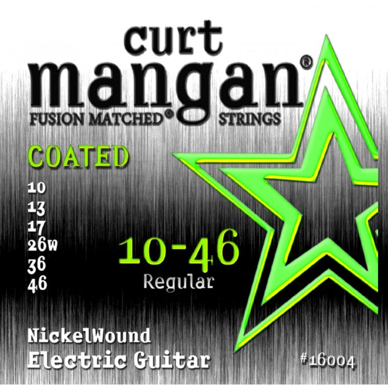 Curt Mangan Coated Nickel Wound 10-46 Electric Guitar Strings