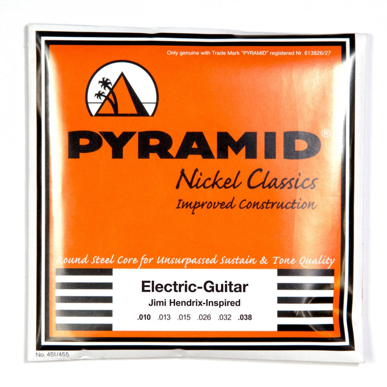 PYRAMID Nickel Classics Jimi Hendrix 10-38 Electric Guitar Strings