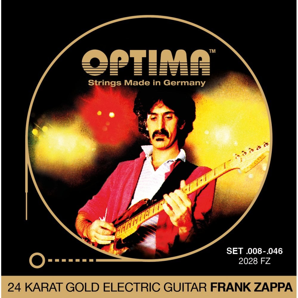 Optima Gold-Plated 8-46 Frank Zappa Signature Electric Guitar Strings