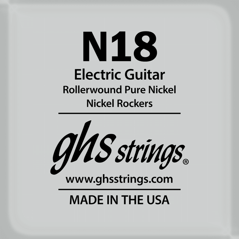 GHS Rollerwound Pure Nickel 18 (.018