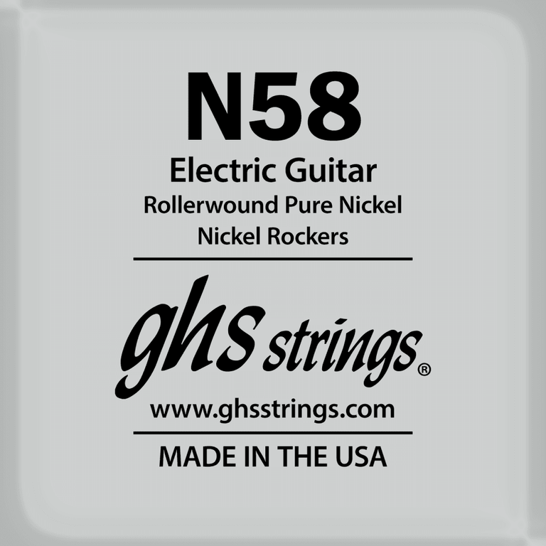 GHS Rollerwound Pure Nickel 58 (.058