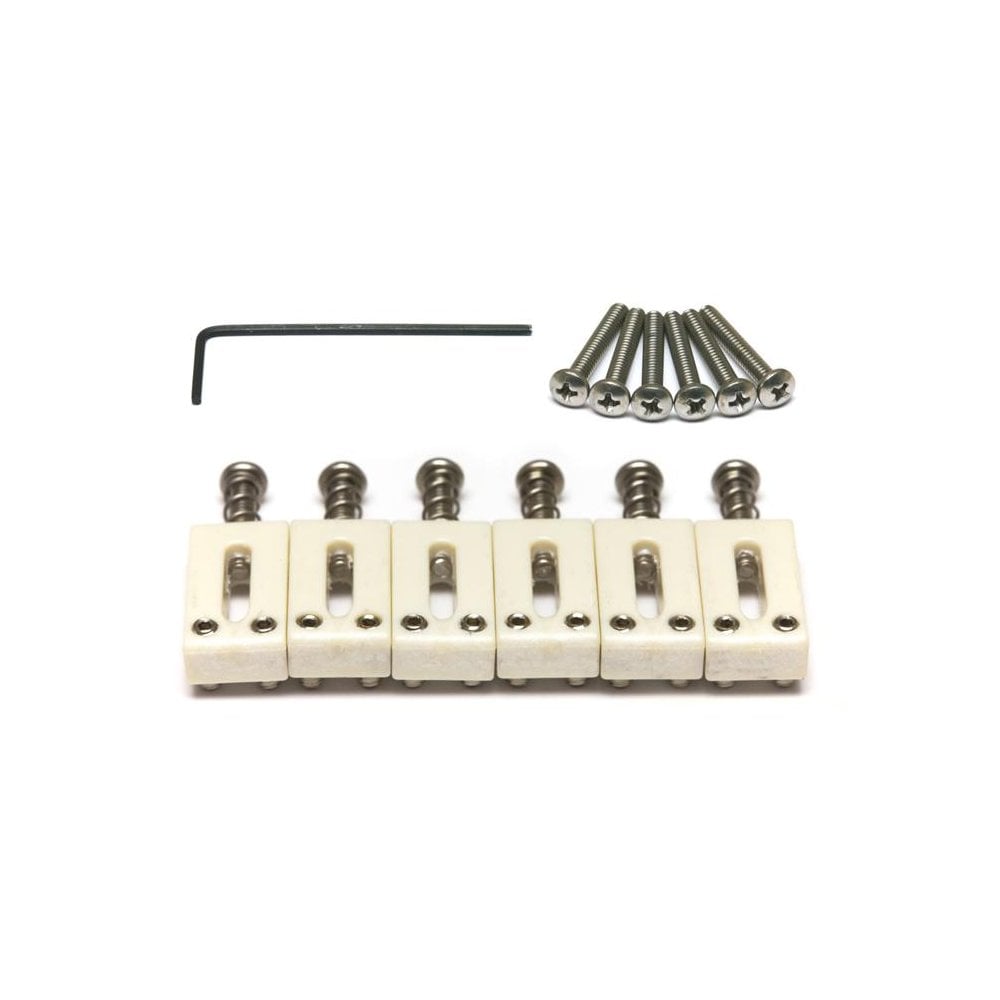 Graph Tech TUSQ Saddles for Strat/Telecaster, 21/16" Spacing Strings