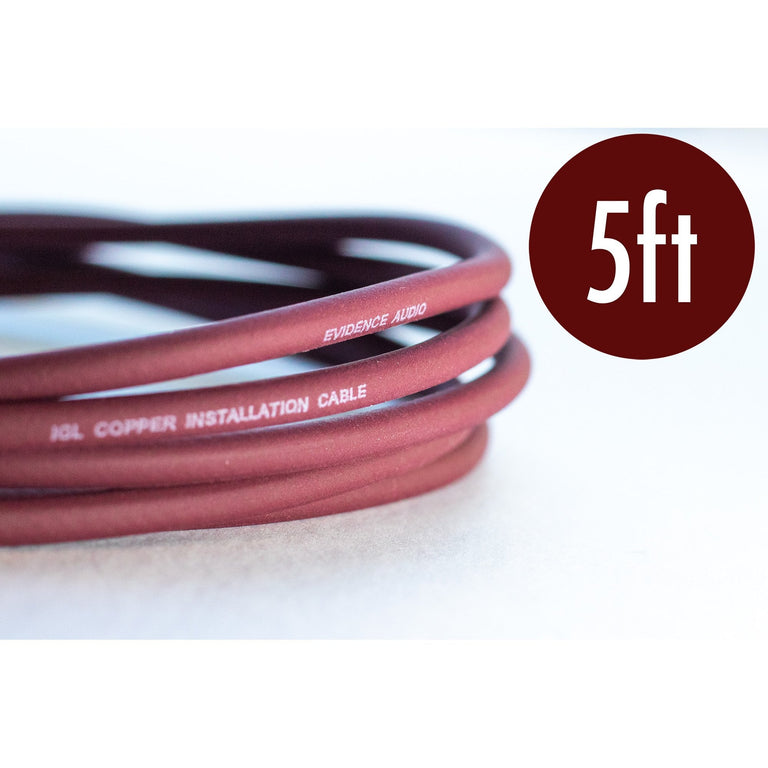 Evidence Audio Monorail 5ft of Cable - Burgundy