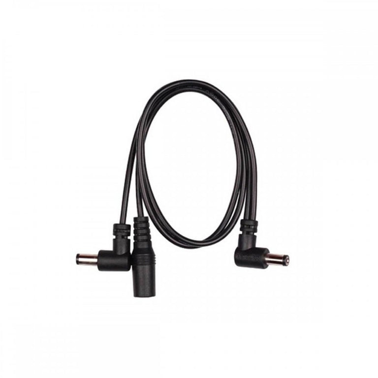 MOOER PDC-2A Daisy Chain Power Cable, Angled, for up to 2x Guitar Effects Pedals