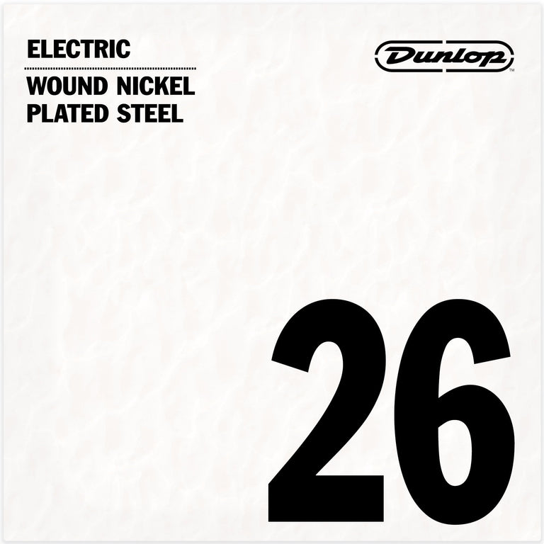 Jim Dunlop Nickel-Plated .026 Electric Guitar Single String