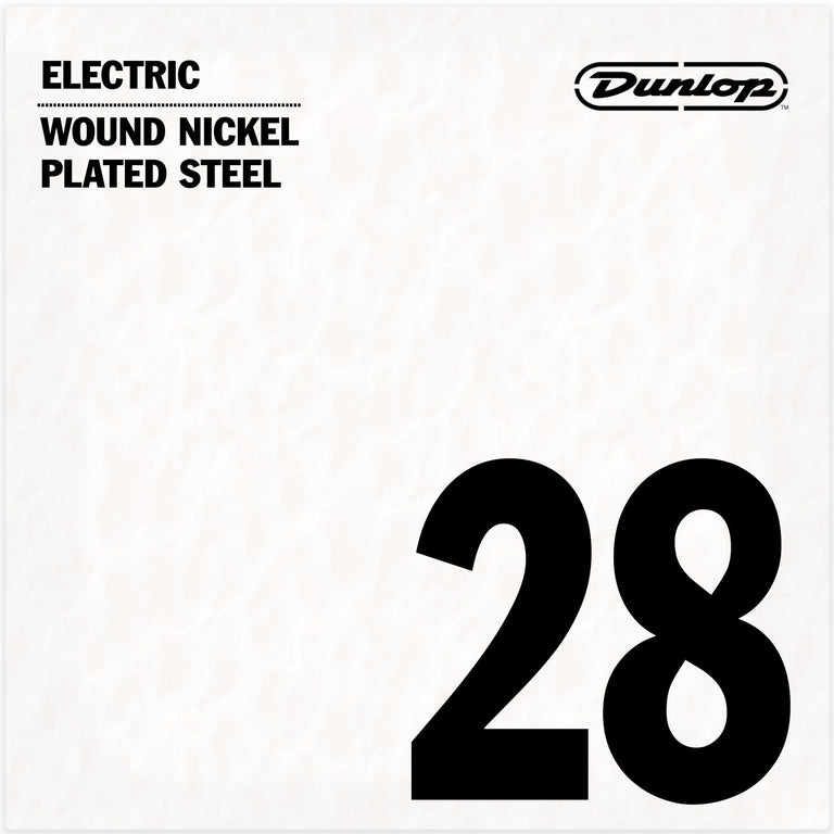 Jim Dunlop Nickel-Plated .028 Electric Guitar Single String
