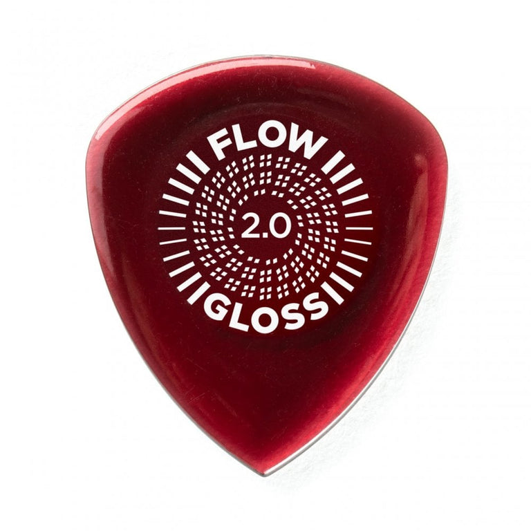 Jim Dunlop Flow Gloss Guitar Picks 2.0mm, 3-Pack