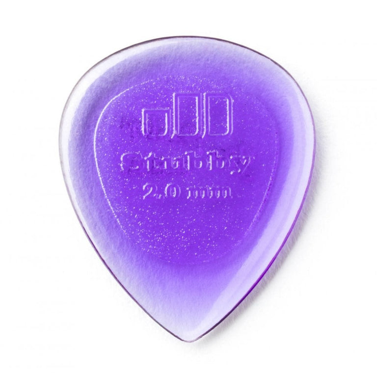 Jim Dunlop Small Stubby 2mm Jazz Plectrum - 6-Pick Player Pack