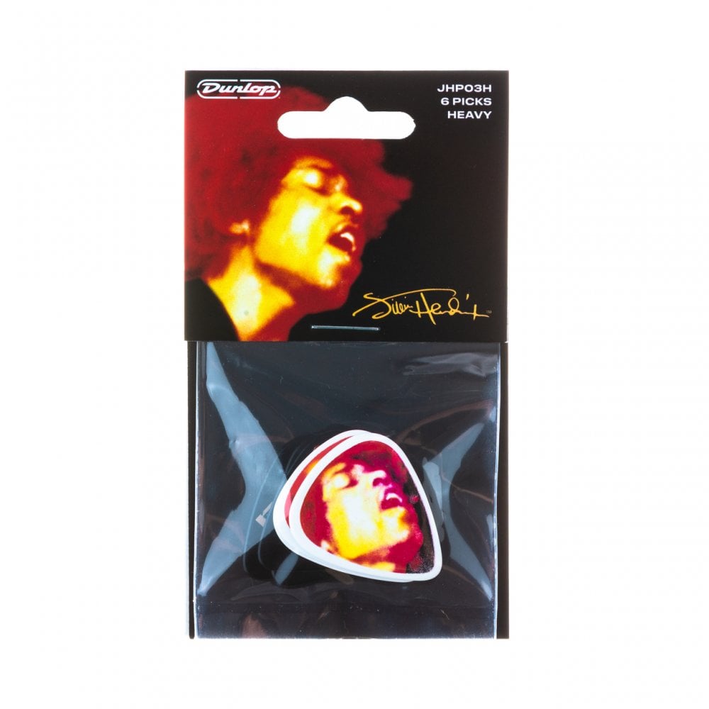 Jim Dunlop Jimi Hendrix 'Electric Ladyland' Album Cover Guitar Picks, 6-Pack