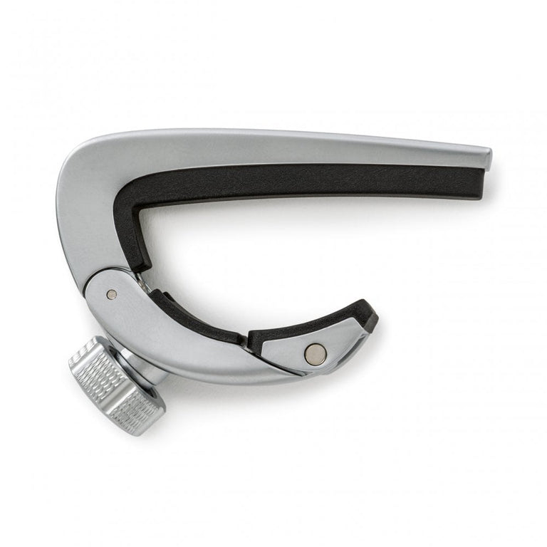 Jim Dunlop Self-Centring Pivot Capo, Satin Chrome