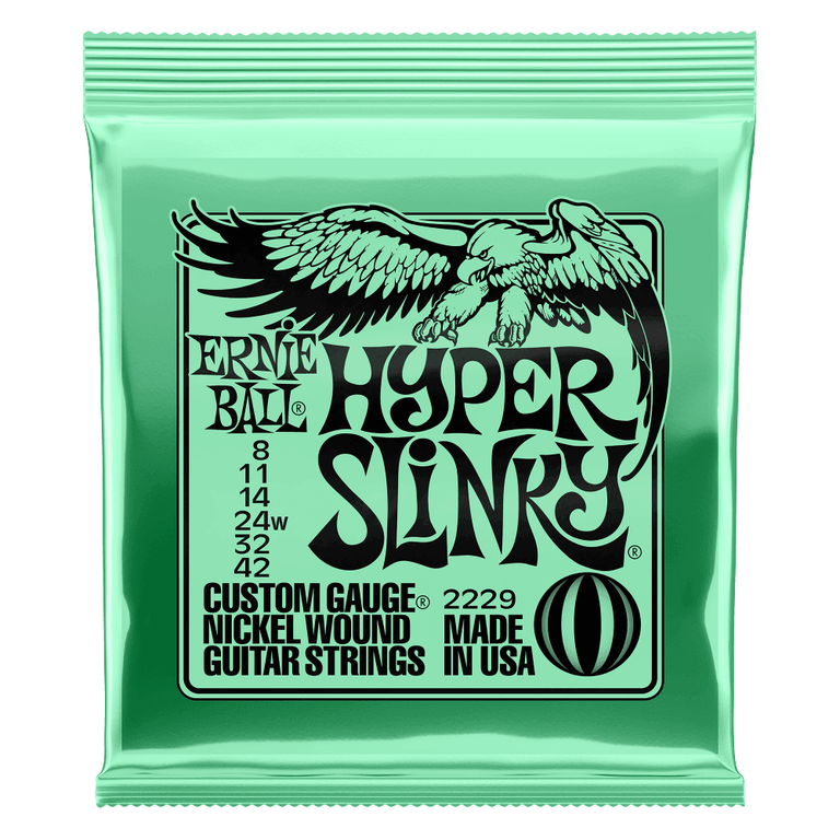Ernie Ball 2229 Hyper Slinky 8-42 Electric Guitar Strings
