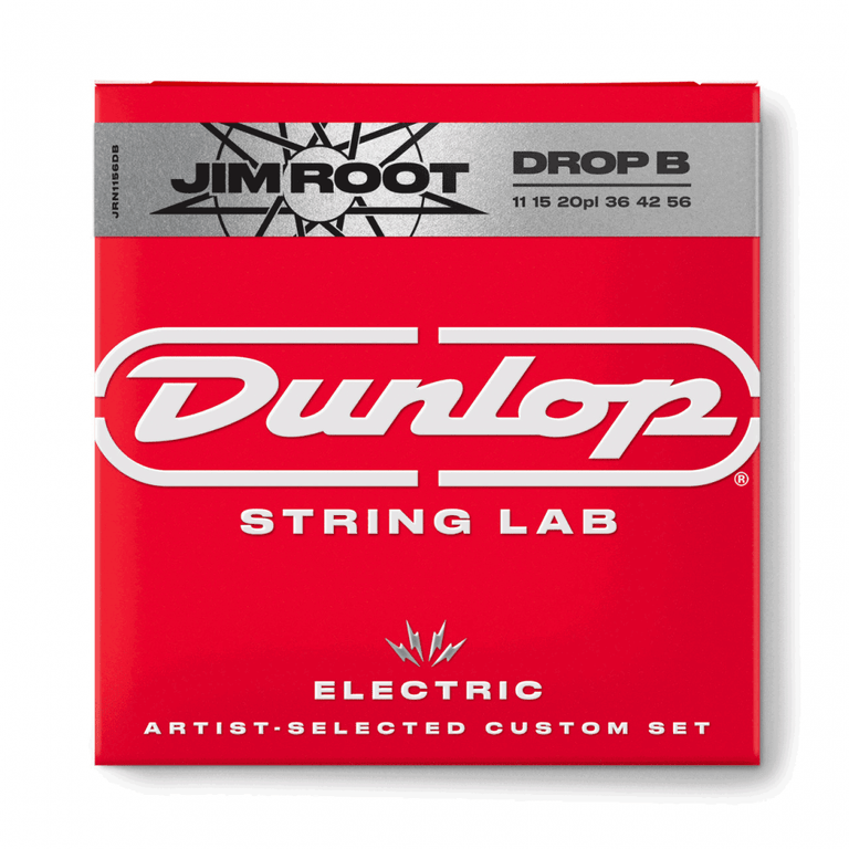 Jim Dunlop Jim Root Signature 11-56 Electric Guitar Strings, Drop-B