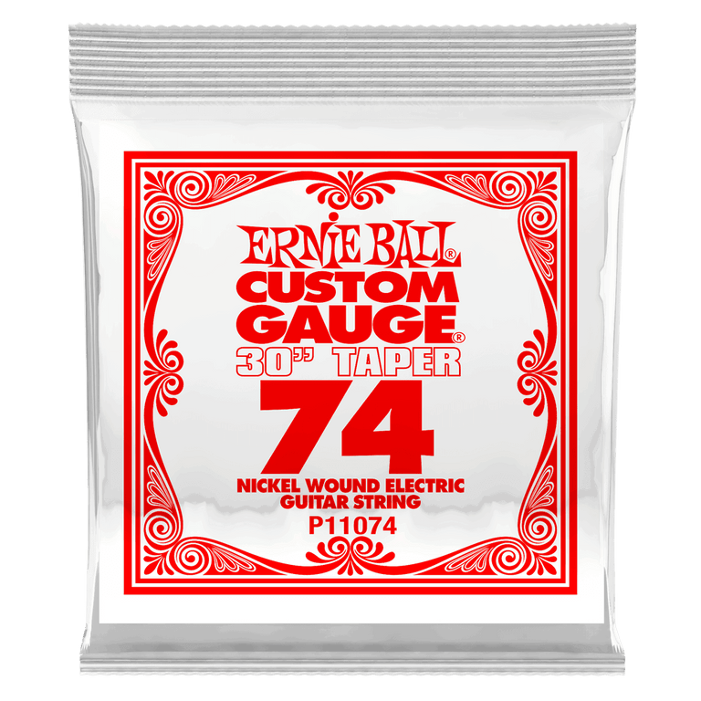 Ernie Ball Nickel Wound .074w Electric Guitar Single String (30