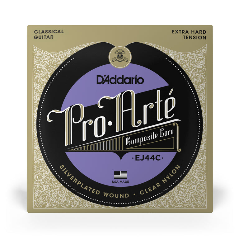 D'Addario Pro-Arté EJ44C Extra-Hard Tension Classical Guitar Strings w/ Composite Cores