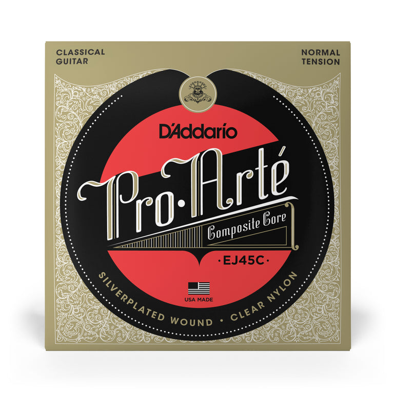 D'Addario Pro-Arté EJ45C Normal Tension Classical Guitar Strings w/ Composite Cores