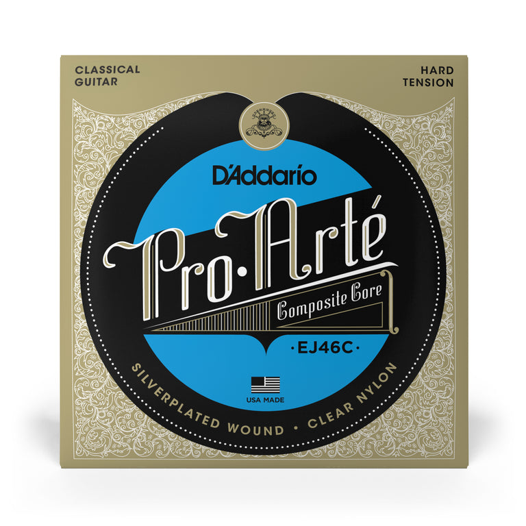 D'Addario Pro-Arté EJ46C Hard Tension Classical Guitar Strings w/ Composite Cores