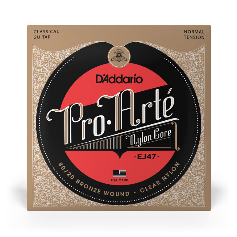 D'Addario Pro-Arté EJ47 Normal Tension 80/20 Bronze Classical Guitar Strings