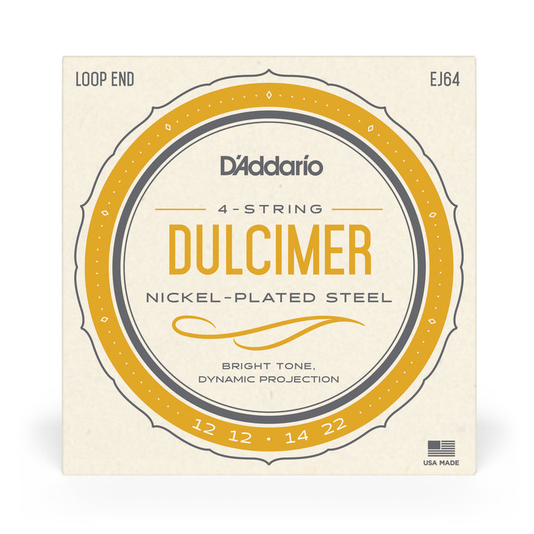 D'Addario EJ64 Nickel 12-22 Dulcimer Strings