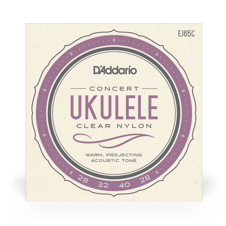 D'Addario EJ65C Pro-Arte Custom Extruded Ukulele Concert Strings GCEA Tuning