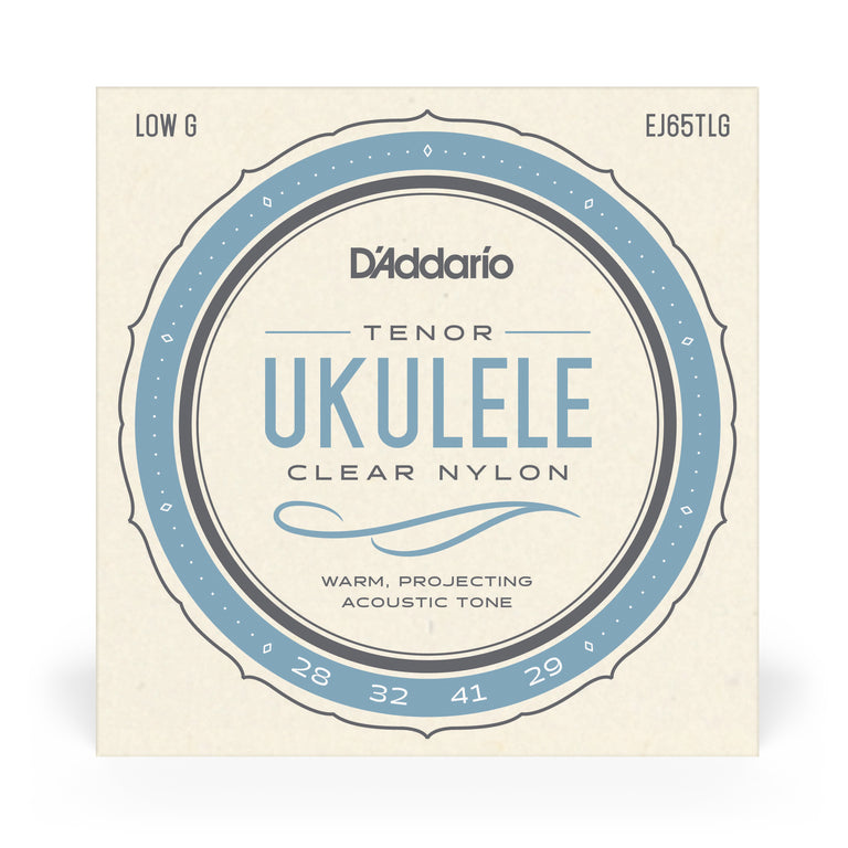 D'Addario EJ65TLG Pro-Arte Custom Extruded Ukulele Tenor Low G Tuning Strings