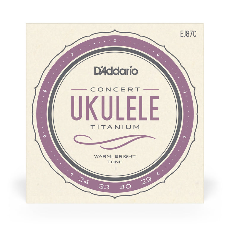 D'Addario EJ87C T2 Titanium Concert Ukulele Strings