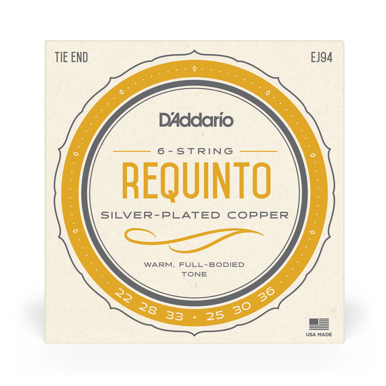 D'Addario EJ94 Requinto Silver Wound on Nylon String Set
