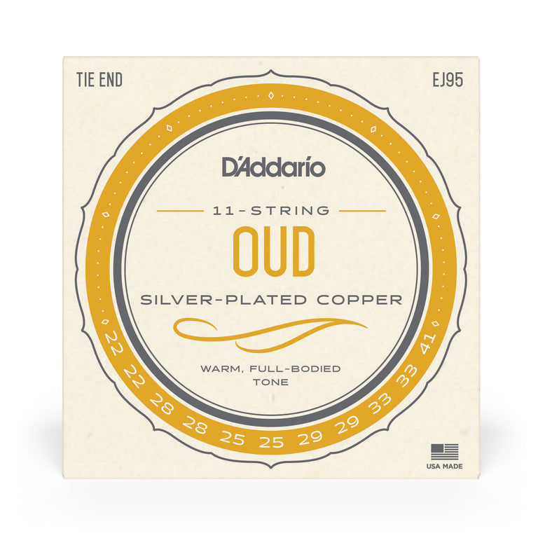 D'Addario EJ95 Oud Silver Wound on Nylon Strings