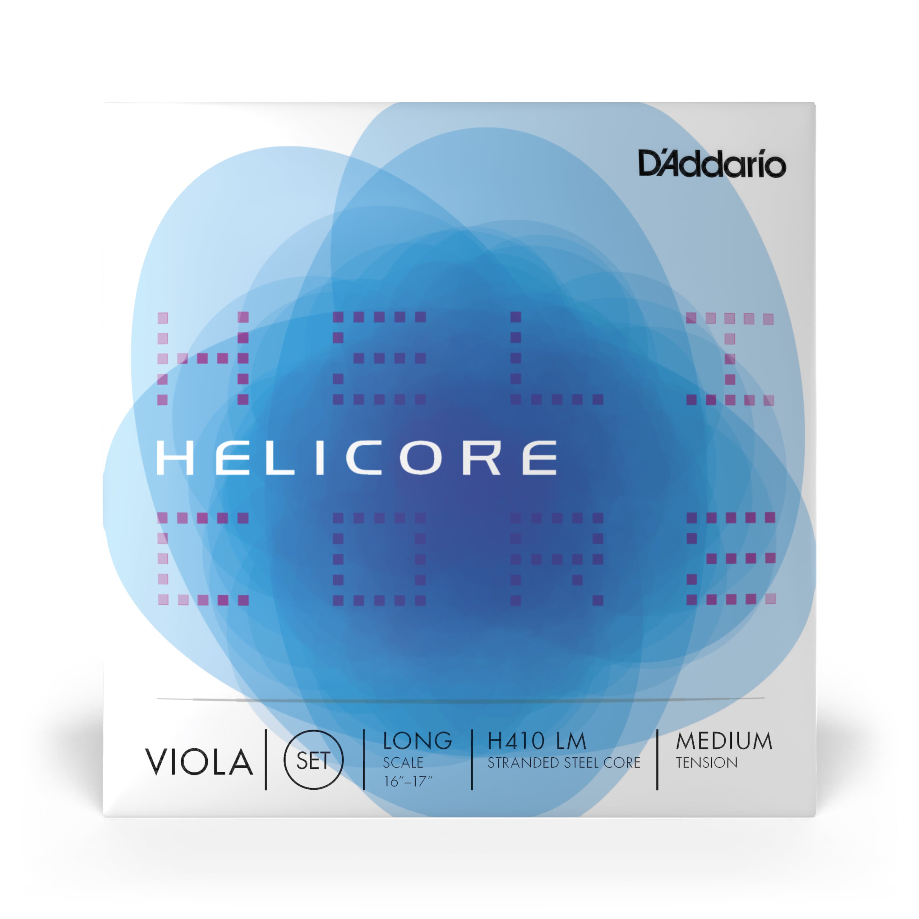 D'Addario H410 Helicore Viola String Set, Long Scale, Medium Tension