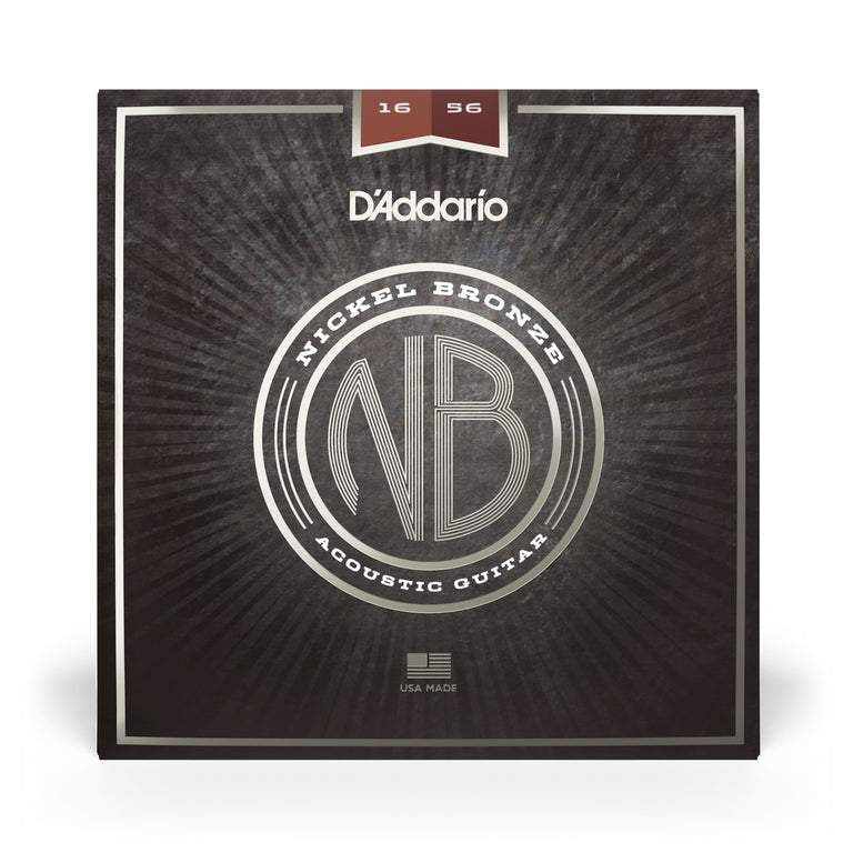 D'Addario Nickel Bronze 16-56 Resonator Acoustic Guitar Strings