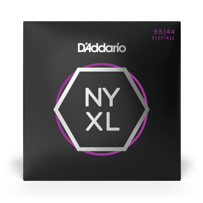 D'Addario NYXL Nickel Wound 9.5-44 Electric Guitar Strings, Light+ [NYXL09544]