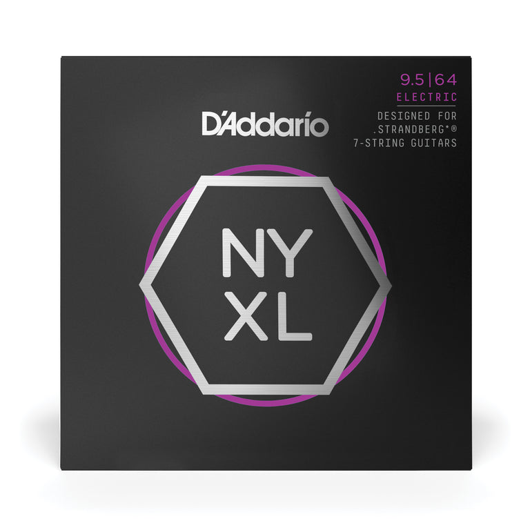 D'Addario NYXL Strandberg 7-String Nickel Wound 9.5-64 Electric Guitar Strings